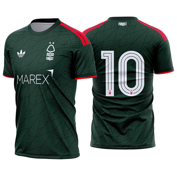 Arte vetor camisa Nottingham Forest Away 2026-2027