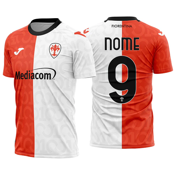 Arte vetor camisa Fiorentina Centenário 2026-2027