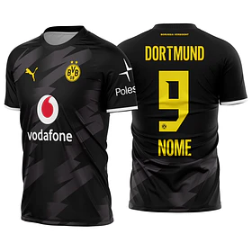 Arte Vetor Camisa Borussia Dortmund visita 2026-2027