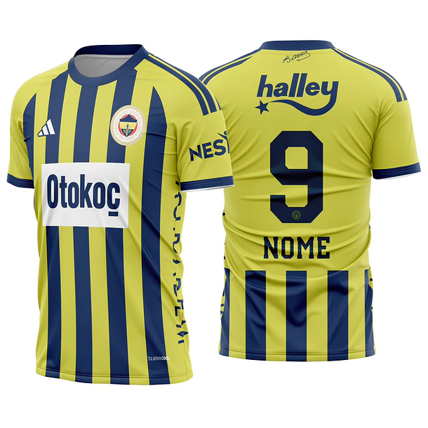 Arte vetor camisa Fenerbahçe SK Local 2026-2027