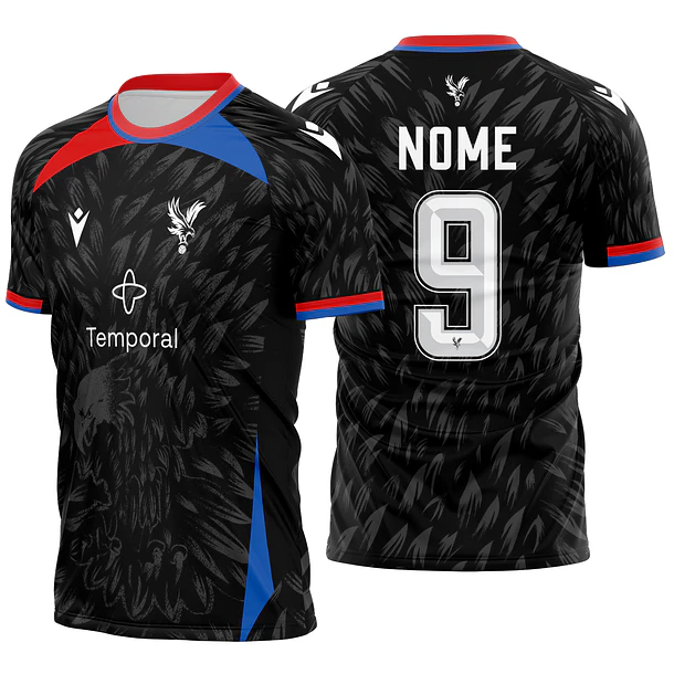 Arte Vetor Camisa Crystal Palace visita 2026-2027
