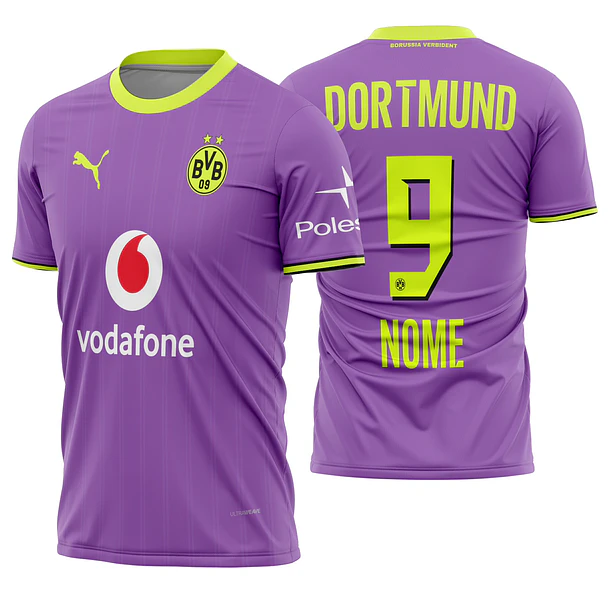 Arte Vetor Camisa Borussia Dortmund Terceira 2026-2027