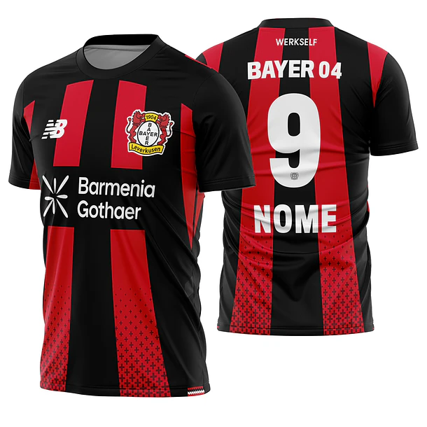 Arte Vetor Camisa Bayer 04 Leverkusen Local 2026-2027