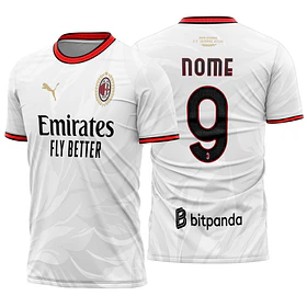 Arte Vetor Camisa AC Milan visita 2026-2027