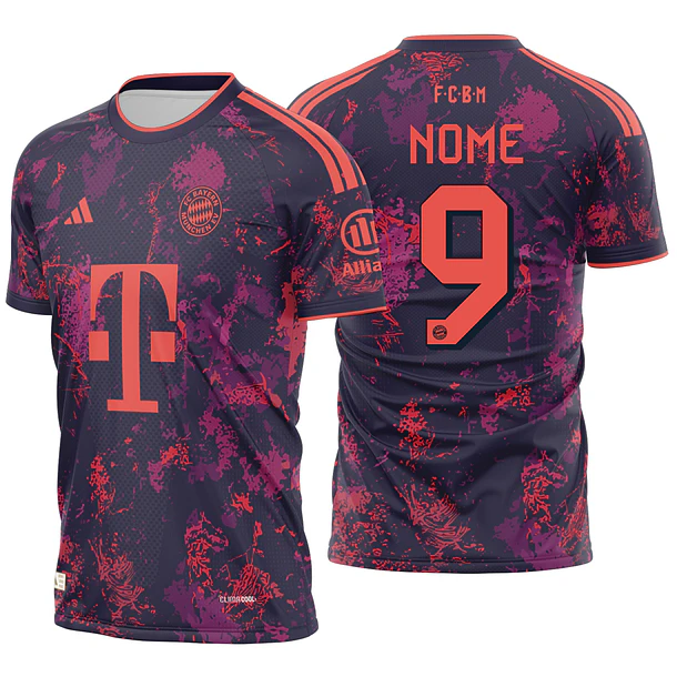 Arte vetor camisa Bayern München Third 2026-2027