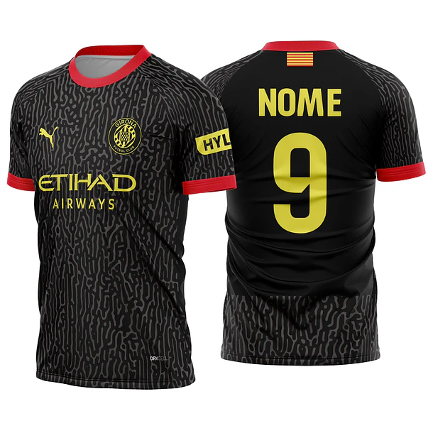 Arte Vetor Camisa Girona FC Away 2026-2027