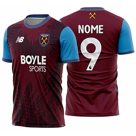 Arte vetor camisa West Ham Home 2026-2027