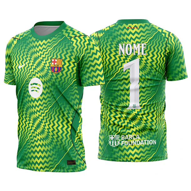 Arte Vetor Camisa Barcelona Goleiro GK 1 2026-27