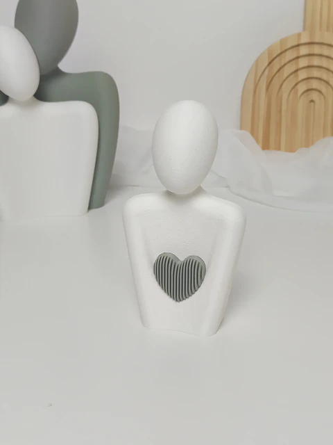 Estátua de Família - Heart Pequena