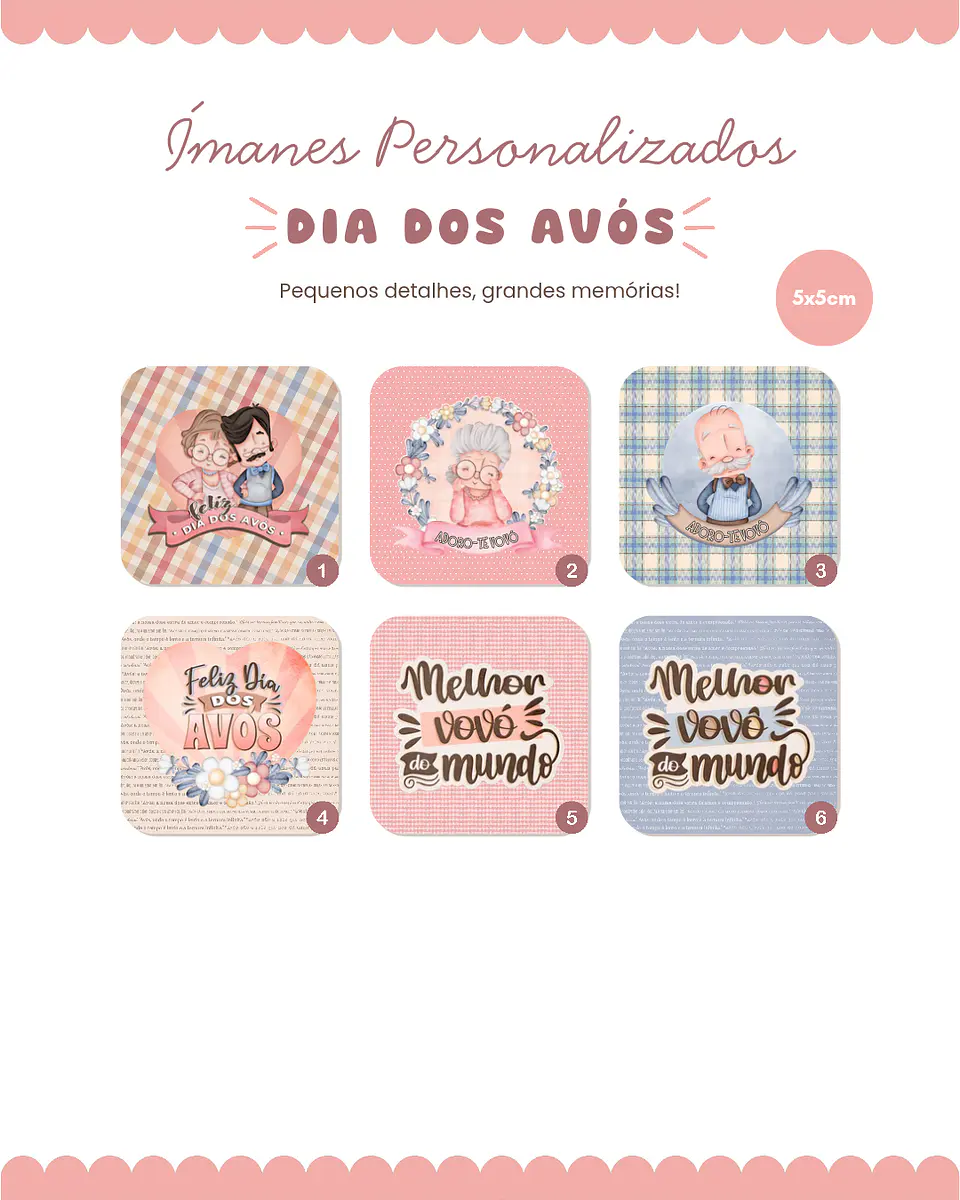 Ímanes Dia dos Avós  4