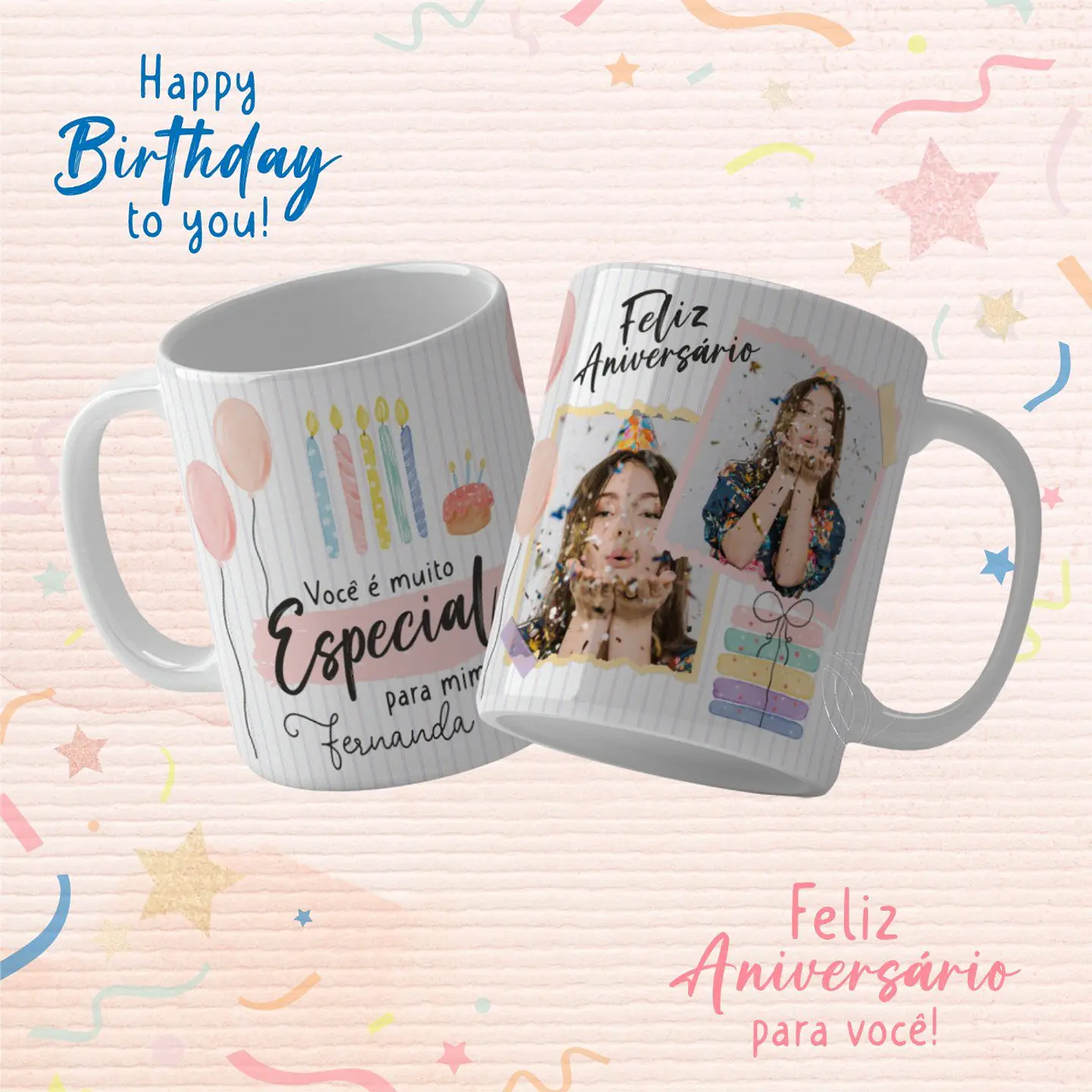 Caneca de Aniversário Personalizada 2