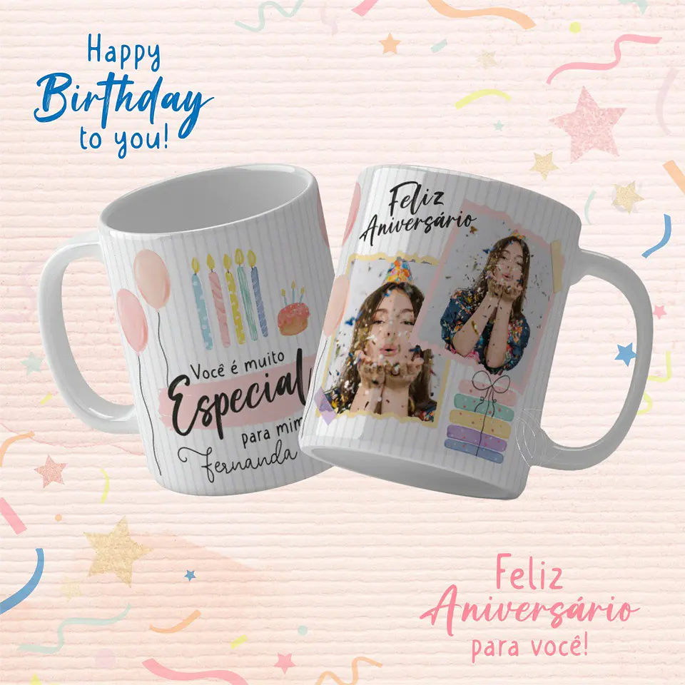 Caneca de Aniversário Personalizada 2