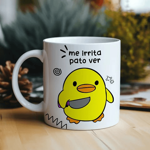 Caneca pato ver
