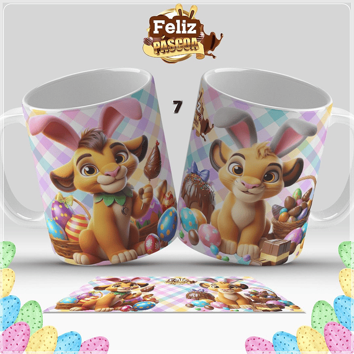 Canecas Feliz Páscoa  7