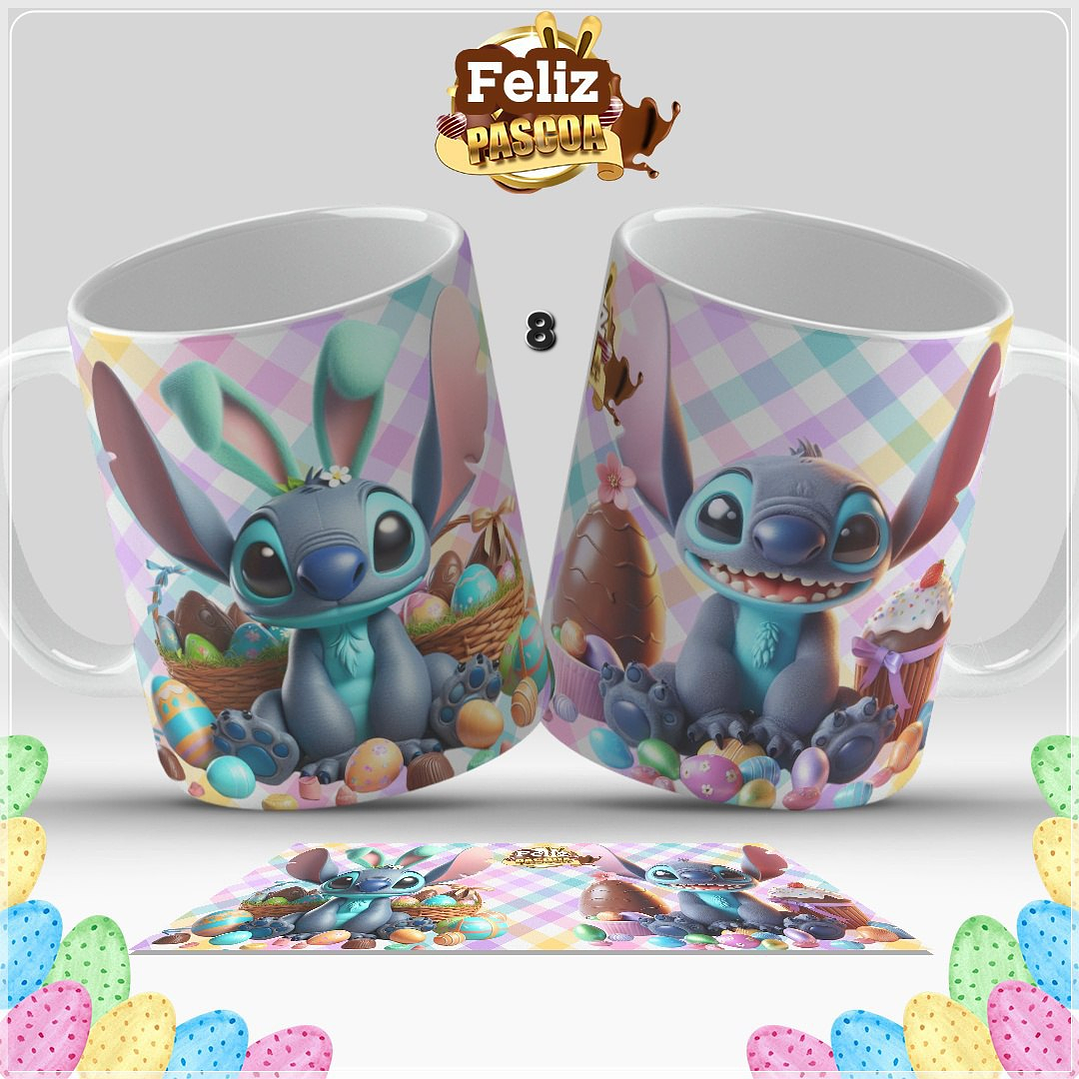 Canecas Feliz Páscoa  8