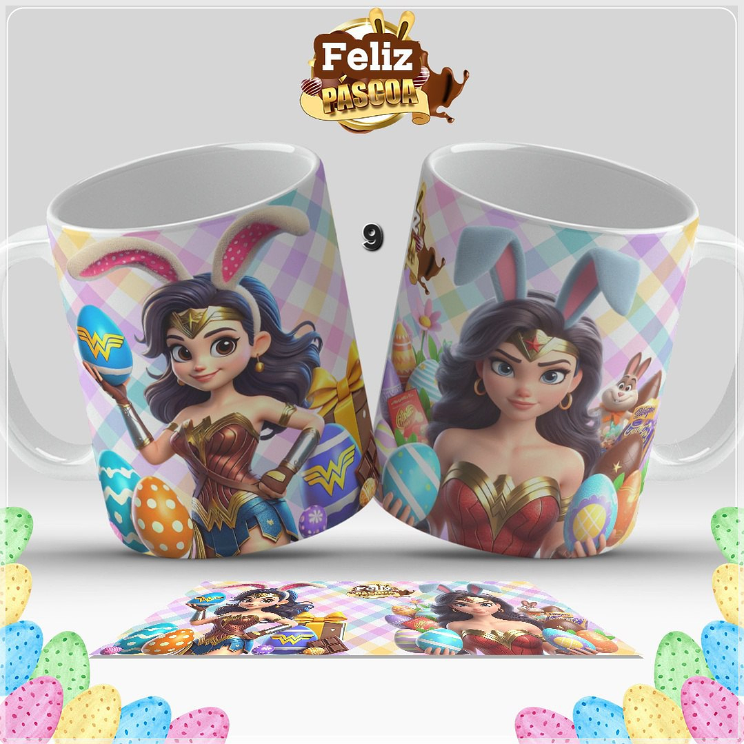 Canecas Feliz Páscoa  9
