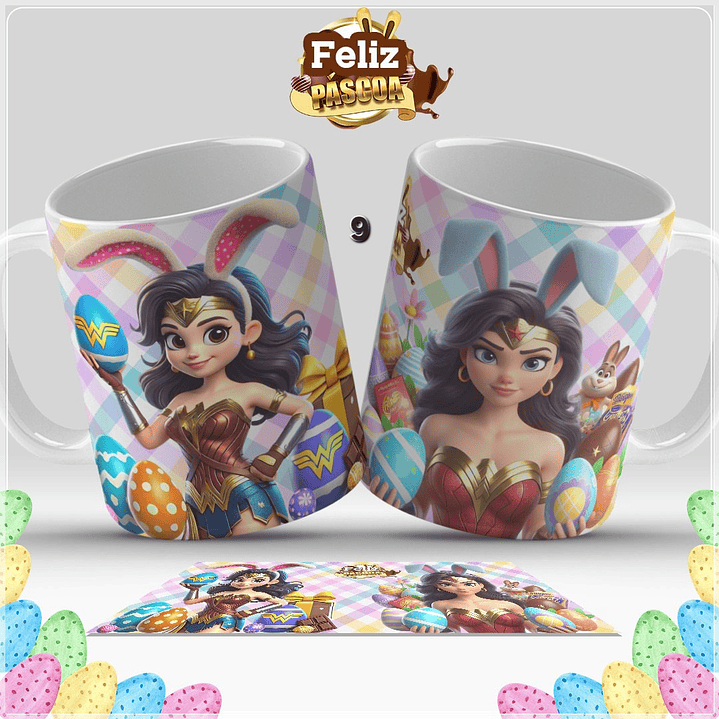 Canecas Feliz Páscoa  9