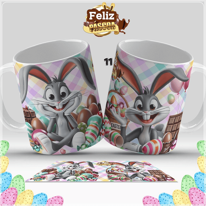 Canecas Feliz Páscoa  11