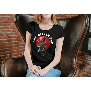 T-shirt Mulher rosa e cobra