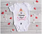 Body de Bebé Personalizado para Menina — Foto ou Nome - Thumbnail 1