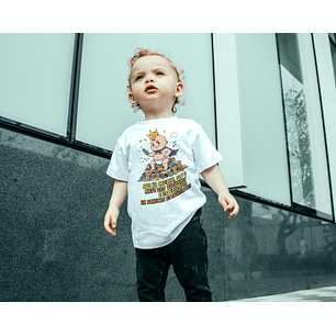 Aqui na creche, sou o chefe das bagunças