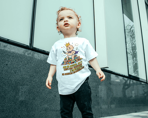 Aqui na creche, sou o chefe das bagunças