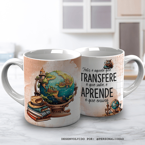 Caneca “Transfere e Aprende”