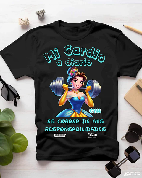 T-shirt Fitness — Mi Cardio Diario