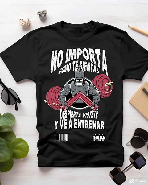 T-shirt Fitness — Vem treinar