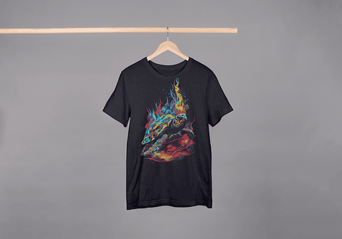 T-shirt “Tartaruga Neon” – Meio Tom