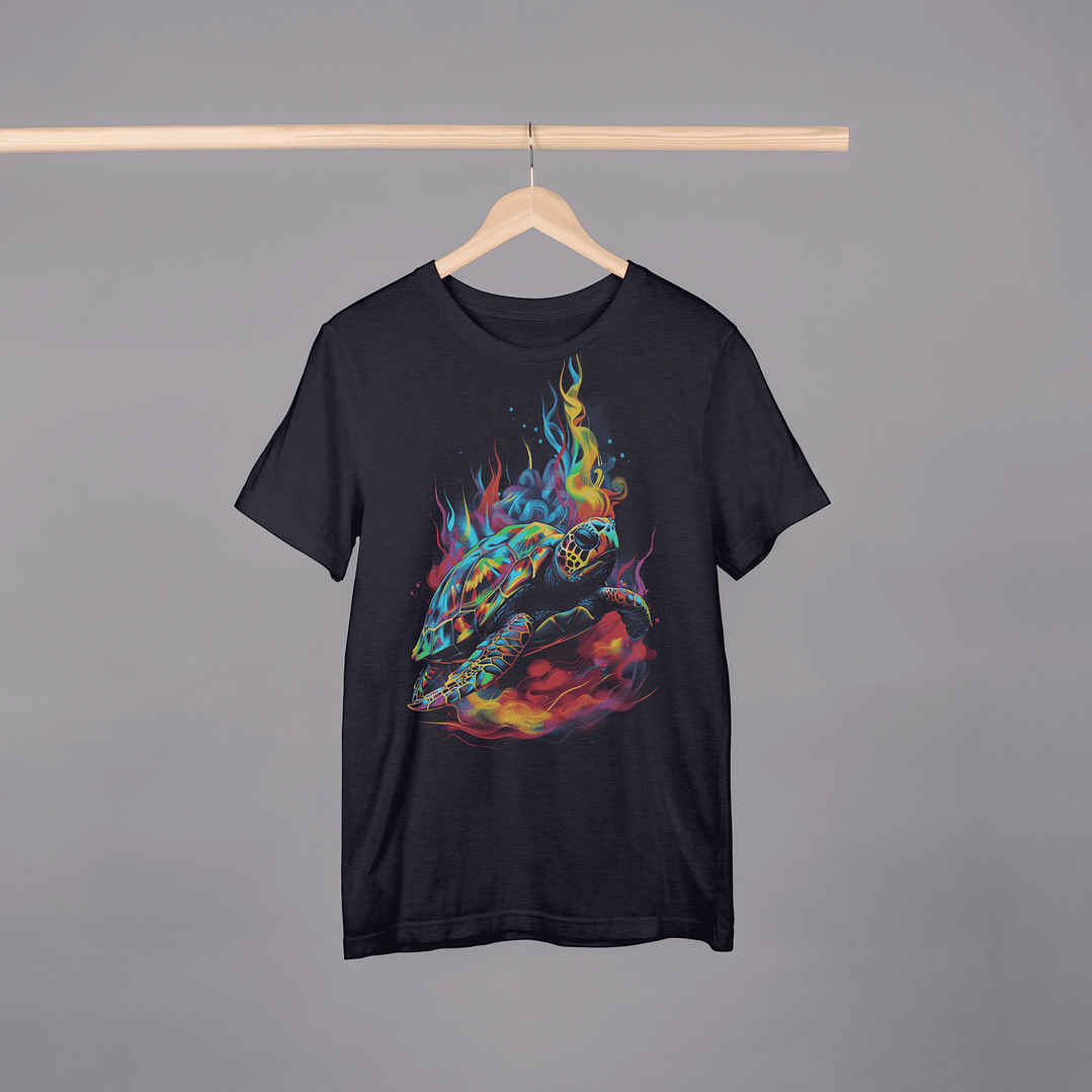 T-shirt “Tartaruga Neon” – Meio Tom 1