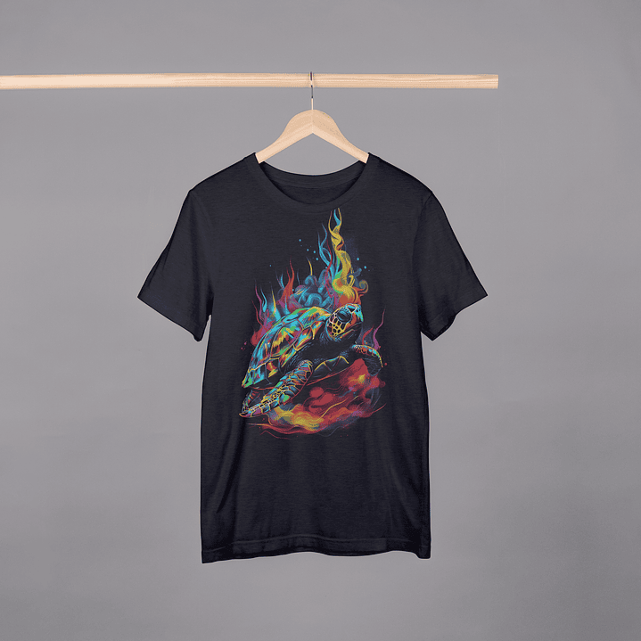 T-shirt “Tartaruga Neon” – Meio Tom 1