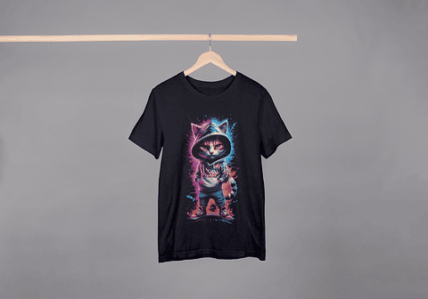 T-shirt “Gato Urbano” – Meio Tom
