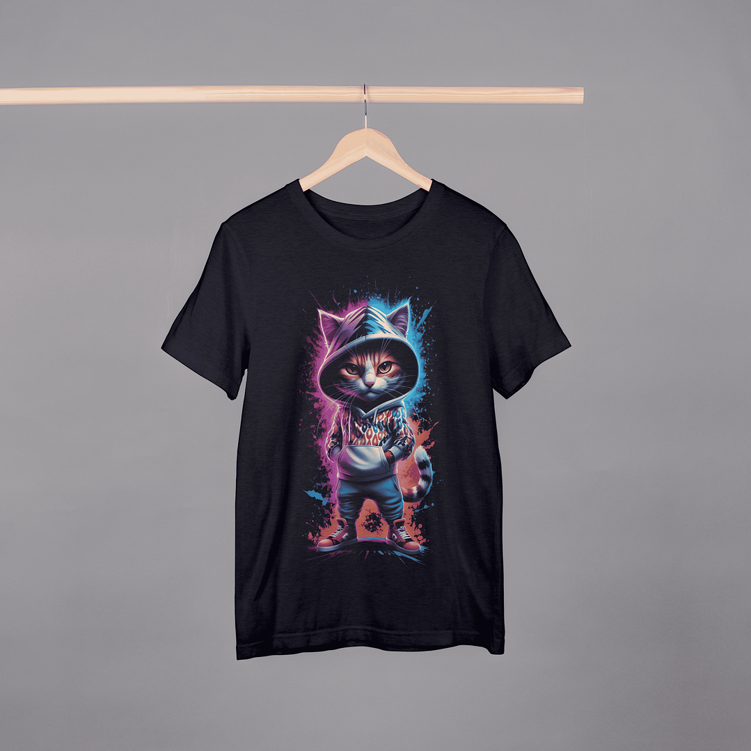T-shirt “Gato Urbano” – Meio Tom 1