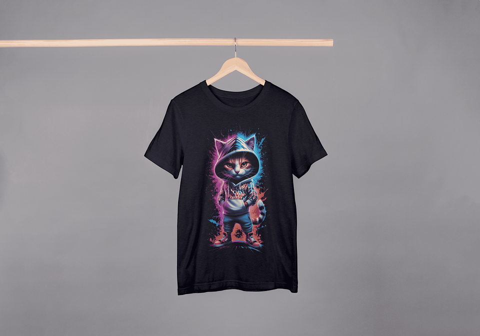 T-shirt “Gato Urbano” – Meio Tom 1