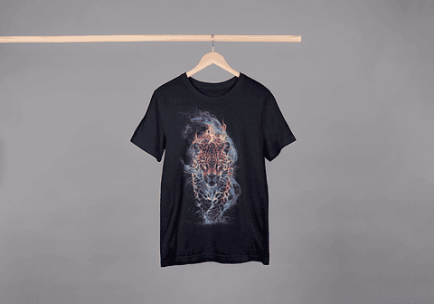 T-shirt “Leopardo Elemental