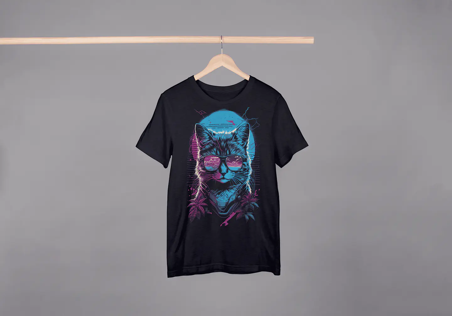 T-shirt “Gato Vibes Retro” 1