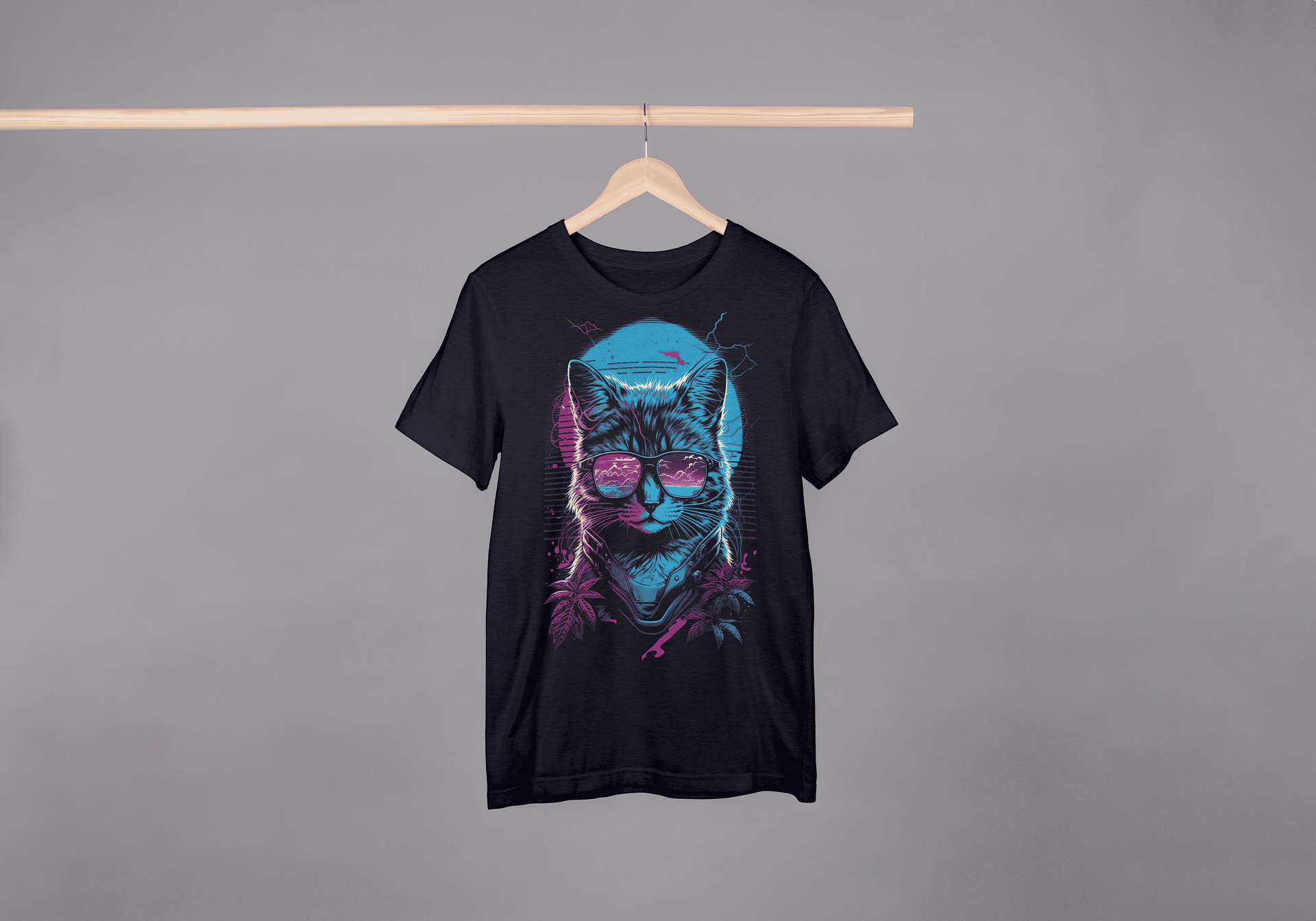 T-shirt “Gato Vibes Retro” 1