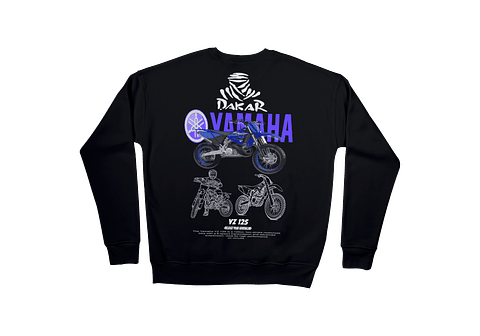 Sweatshirt "Yamaha Dakar" – Edição Preta