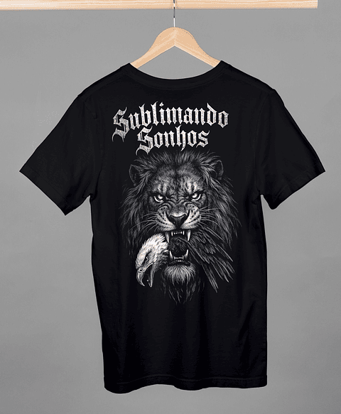 T-shirt Sublimando Sonhos - Lion Predator Premium