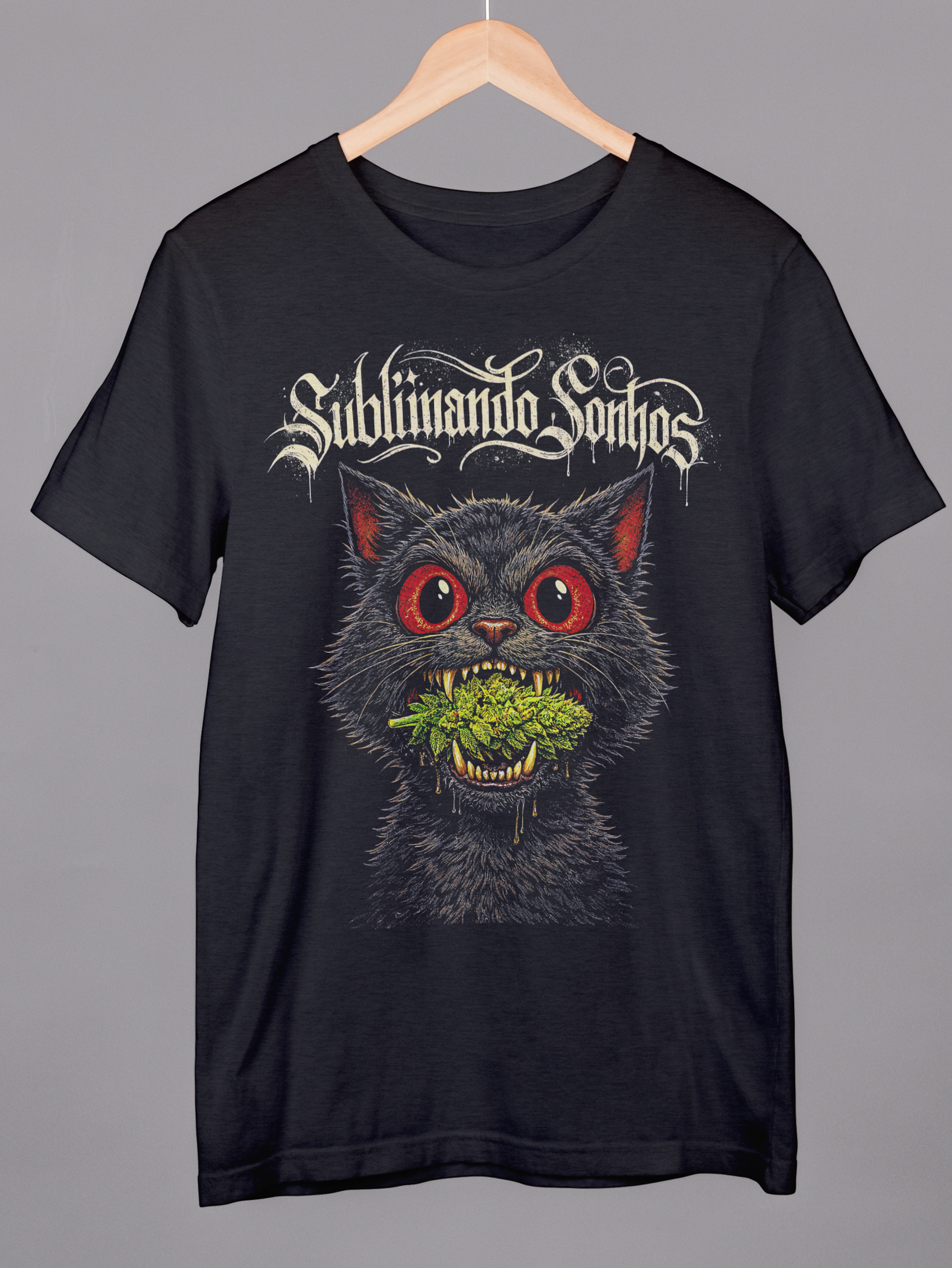 T-shirt Cat Bud Graphic 1