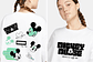T-shirt Oversized Mickey Mouse Streetwear – Estilo Retro & Urban White - Thumbnail 1