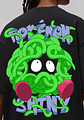 T-shirt Oversized Pokémon Shiny Tangela – Streetwear Black Edition Art - Thumbnail 1