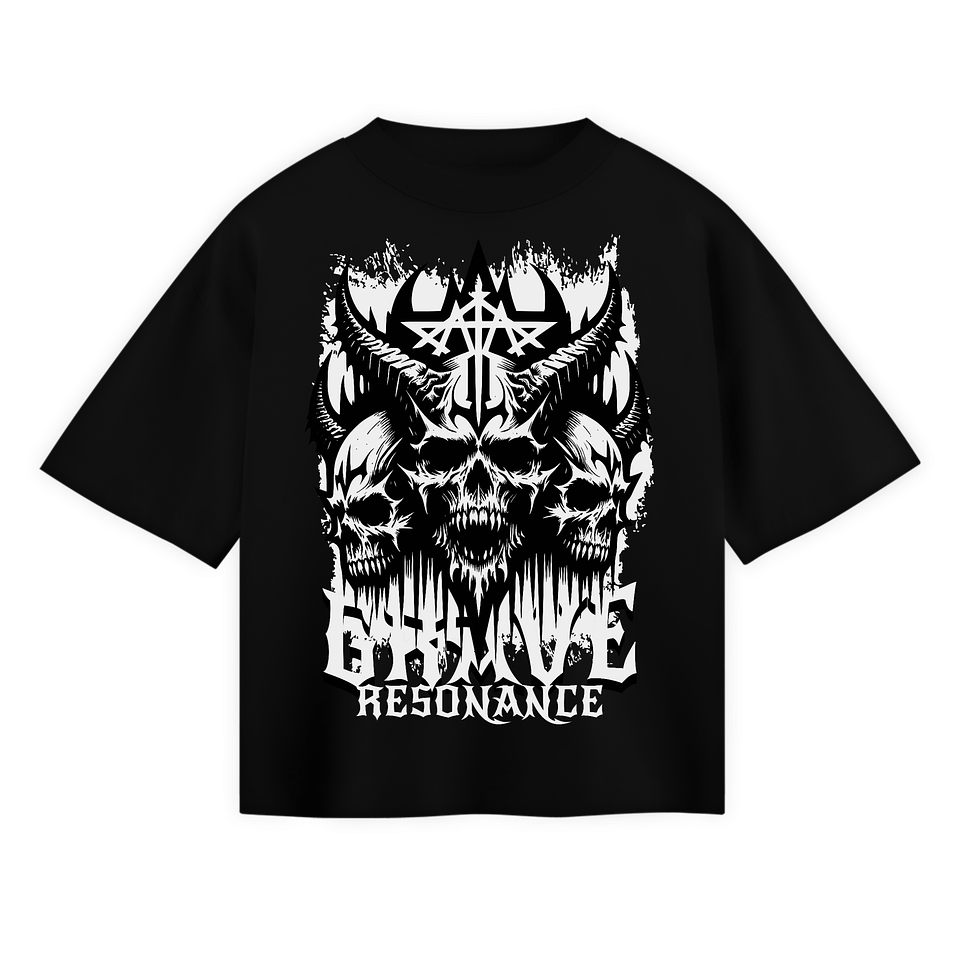 T-shirt Oversized Black 