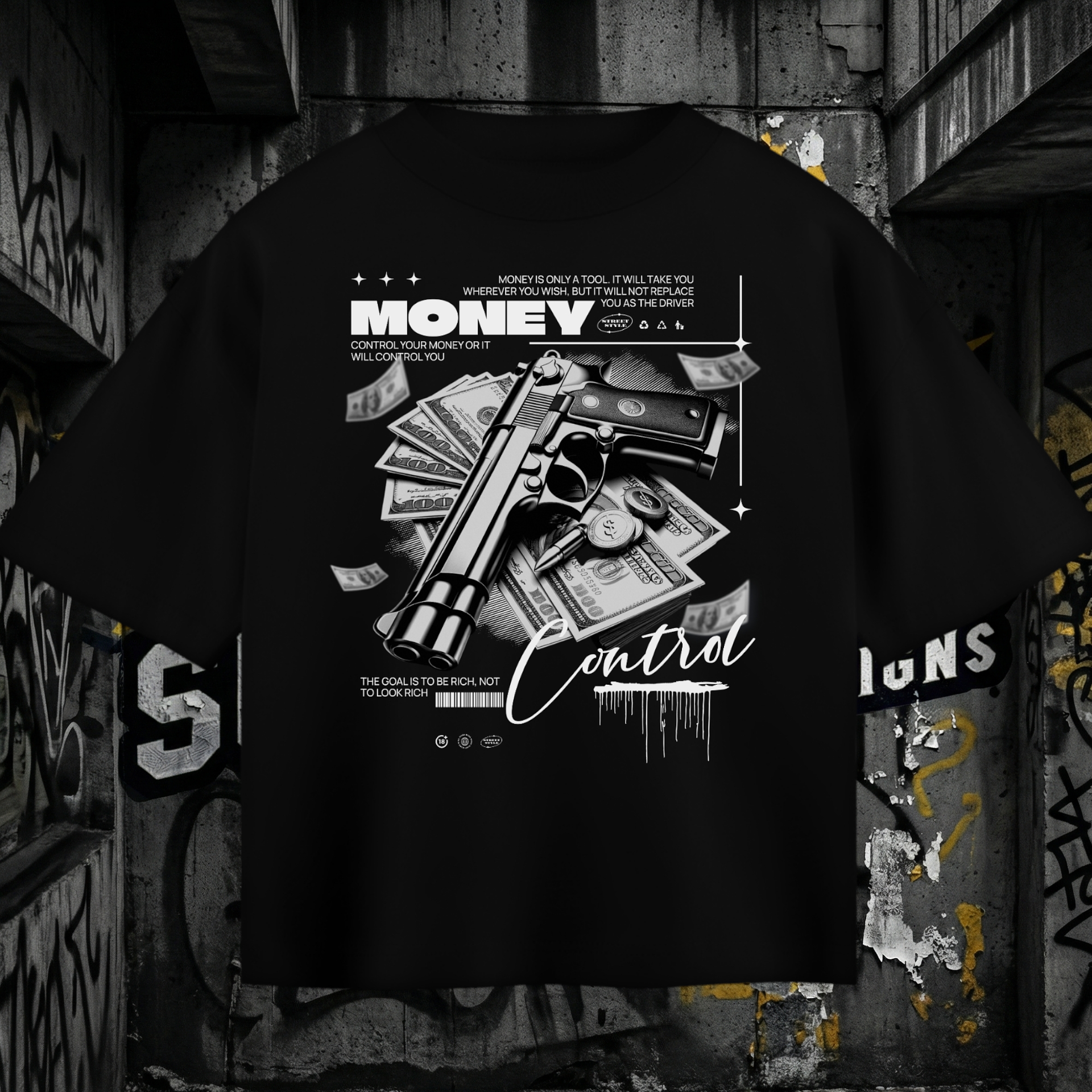 T-shirt Oversized Black 