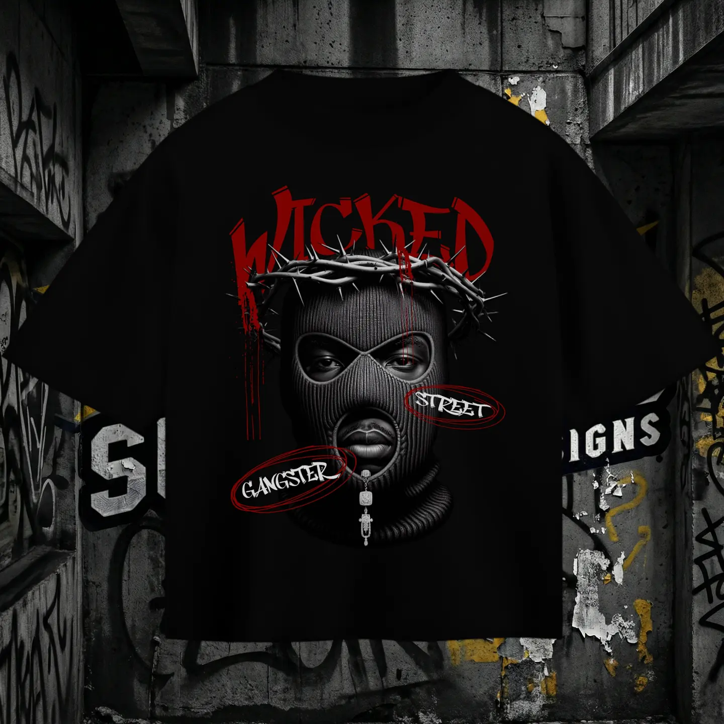T-shirt Oversized Black 