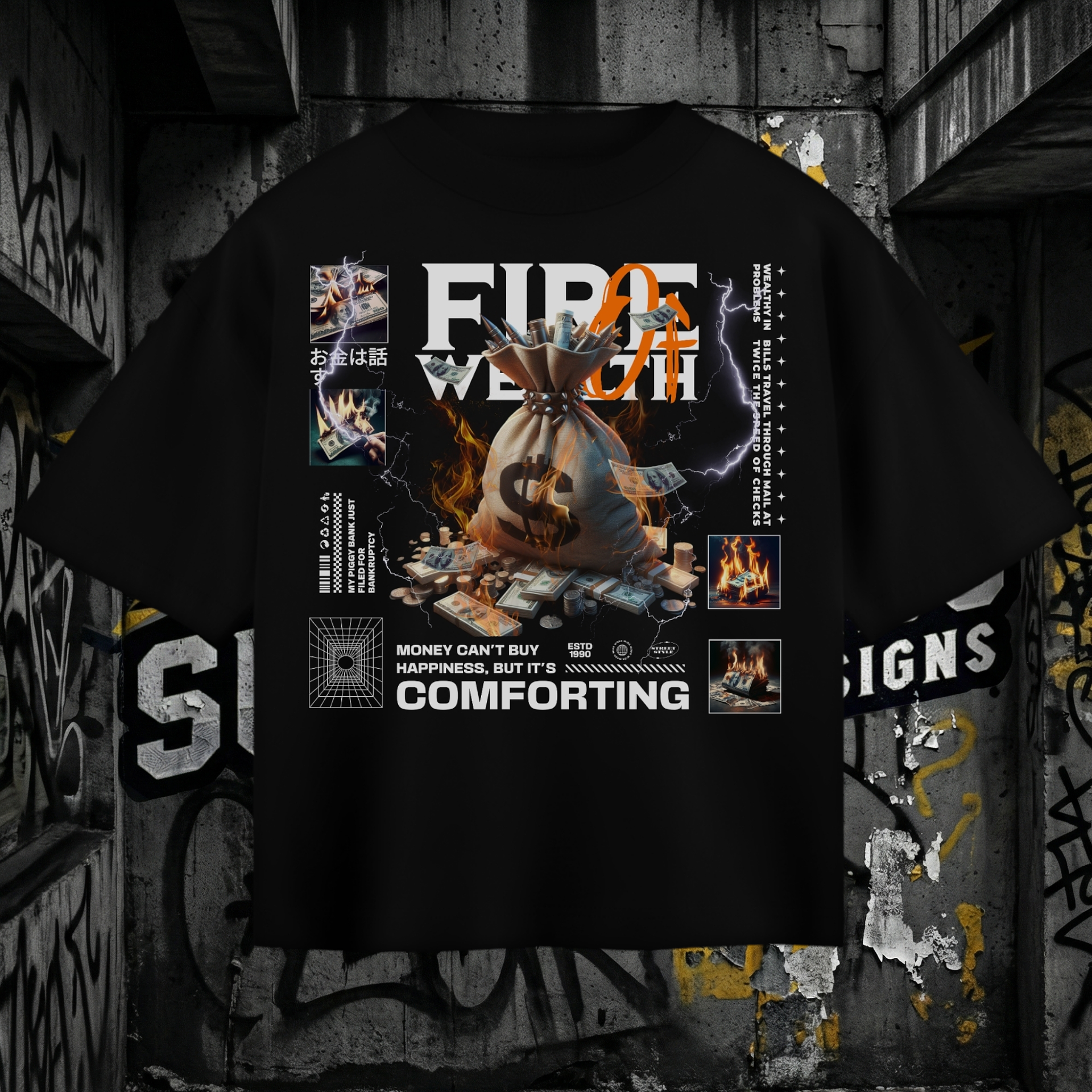 T-shirt Oversized Black 