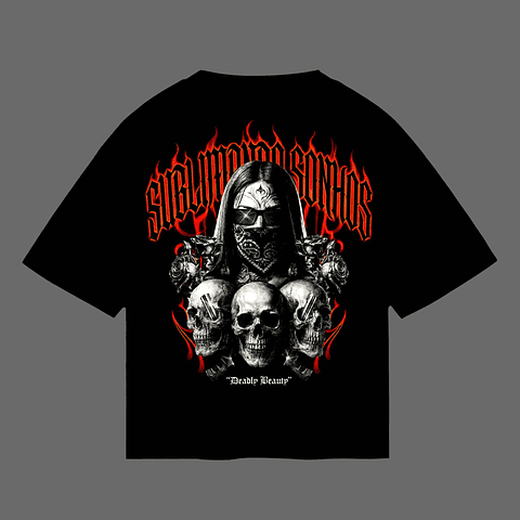 T-shirt Oversized Black "Art of Wealth" – Renaissance Sculpture & Luxury Tee