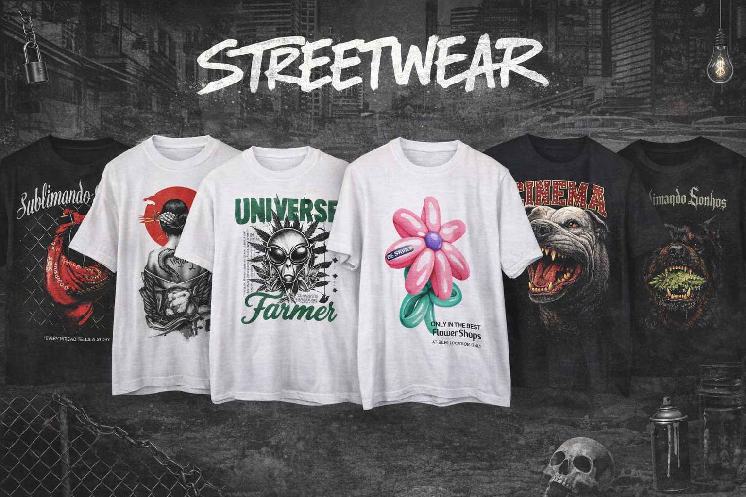 T-shirts Streetwear | Oversize & Regular