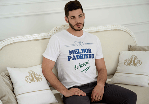 T-shirt ou Hoodie "Melhor Padrinho do Sempre" – Presente de Páscoa Especial